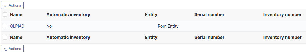 List of connections