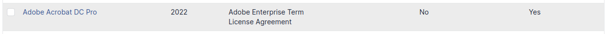 License from a software